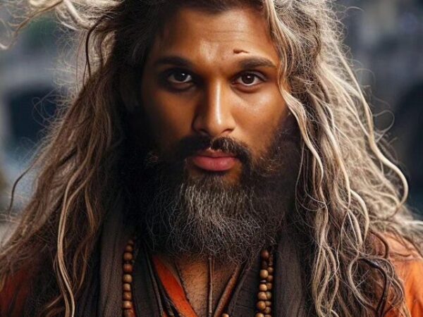 AI Generated pictures of South Indian Actors as Indian Monks (part-2)