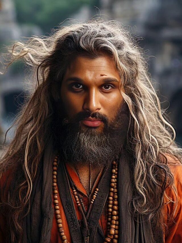 AI Generated pictures of South Indian Actors as Indian Monks (part-2)
